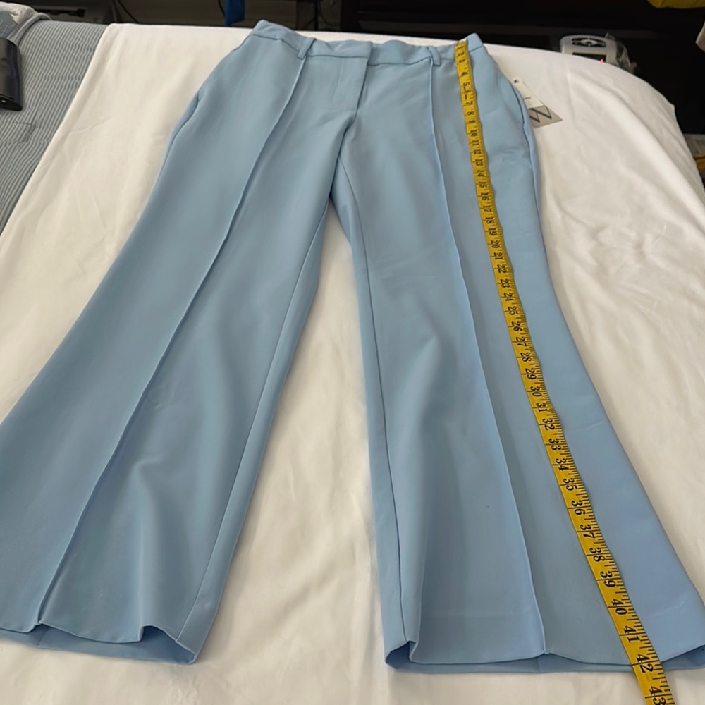 Worthington Blue Wide-Leg Trousers size 6 - Picture 5 of 7